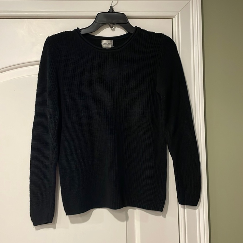 Chicos black sweater